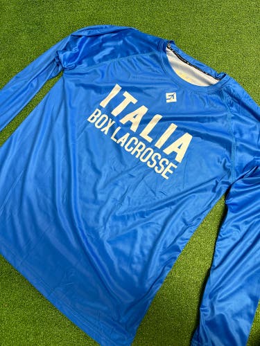 Italy box lacrosse long sleeve
