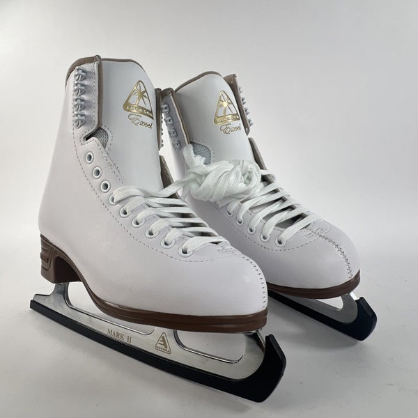 Jackson Ultima Excel Figure Ice Skates for Women/Girl, Size 4 Women's - White