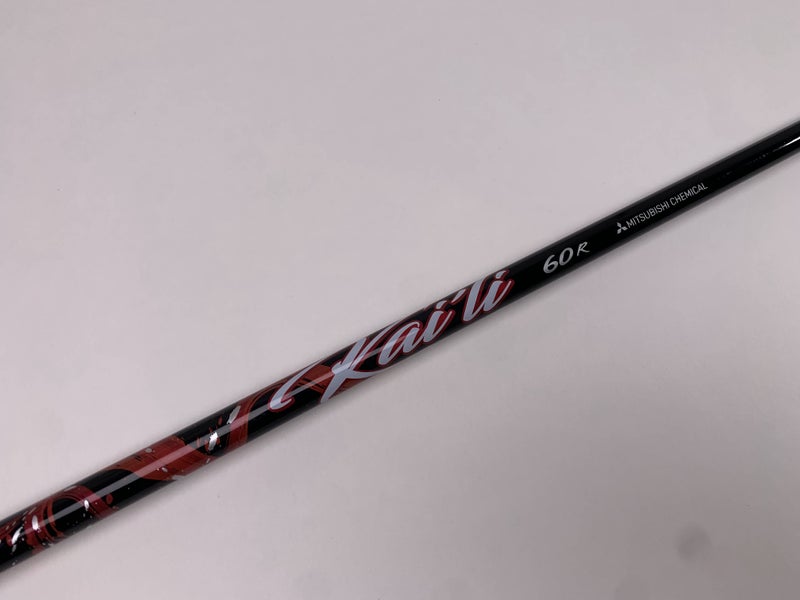 Mitsubishi Chemical Kai'li Black Red 60R Regular Driver Shaft 44.5"-Taylormade