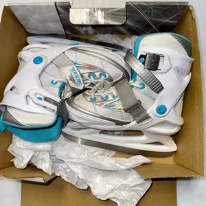 Kids Adjustable Lake Placid Hockey Hybrid Skates -  (Small) Size 11Y to 1 - Like New Learn to Skate