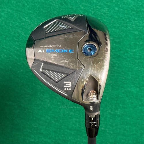 Callaway Paradym Ai Smoke TD 15 Fairway 3 Wood Tensei Blue 65-S Stiff w/HC