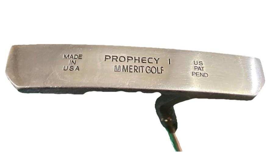 Merit Golf Prophecy I Blade Putter RH Steel Shaft 35" Vintage Golf Pride Grip