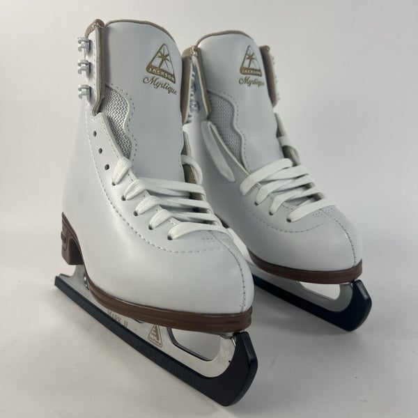 Jackson Ultima Mystique Figure Ice Skates for Girl, Size 12.5 - White NEW