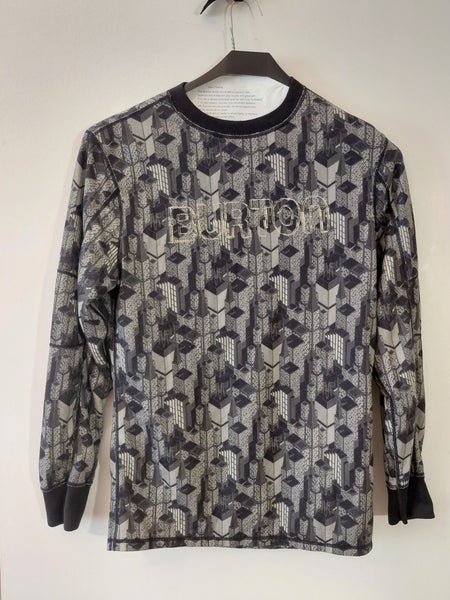 Burton "Cityscape" Technical, Moisture-Wicking Long-Sleeve Base Layer Shirt M