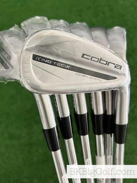NEW Cobra King Tec X 25 One Length Iron Set 5-G / KBS Tour Lite Stiff
