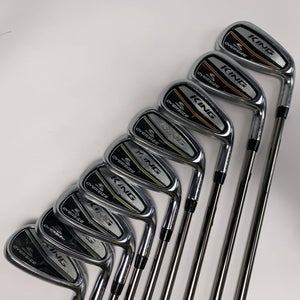 Cobra KING Oversize Iron Set 4-PW+GW+SW Recoil ES 460 F3 Regular Graphite RH