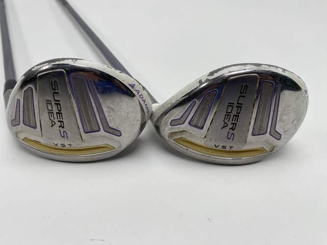 Adams Idea Super S 4 & 5 Hybrid Set 22* 25* Matrix Kujoh Ladies Graphite RH
