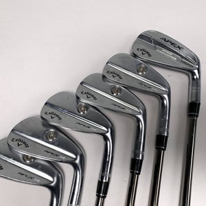 Callaway Apex MB 21 Iron Set 5-PW UST Mamiya Recoil ESX 460 F3 Regular RH