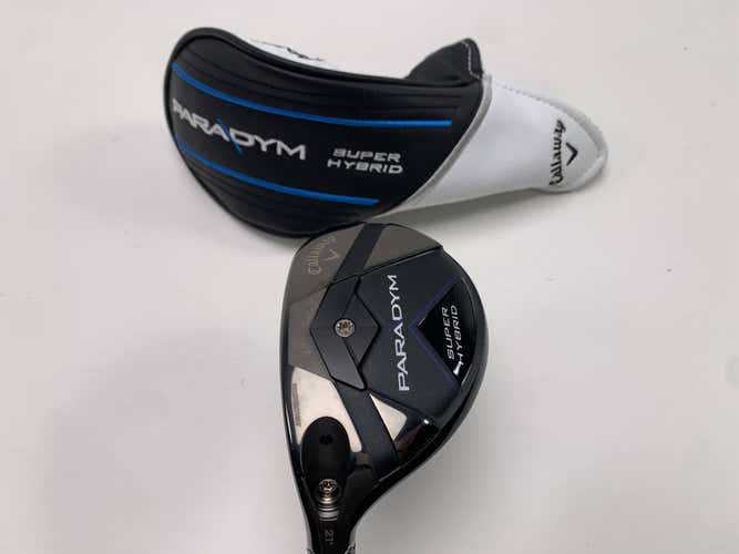 Callaway Paradym Super 3 Hybrid 21* Tour AD HY-65R 65g Regular LH HC NEW