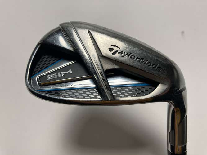 TaylorMade SIM MAX Approach Wedge KBS Max Stiff Steel Mens RH Oversize Grip