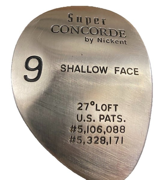 Nickent Super Concorde Shallow Face 9 Wood 27* RH Ladies Graphite 41" HC Nice