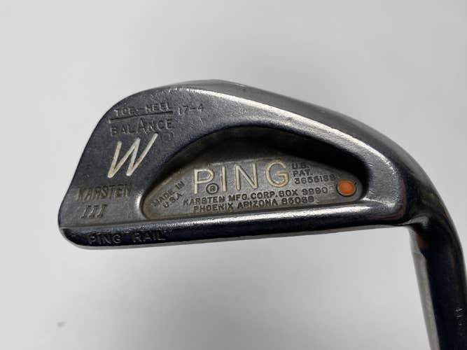 Ping Karsten III Gap Wedge GW Black Dot Karsten ZZ-Lite Stiff Steel Mens RH