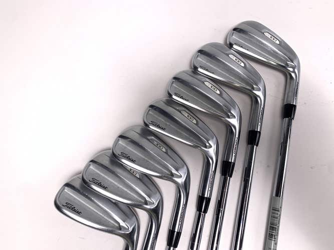 Titleist T100 2021 Iron Set 4-PW TT AMT Tour White S300 Regular Steel RH