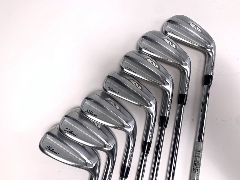 Titleist T100 2021 Iron Set 4-PW TT AMT Tour White S300 Regular Steel RH