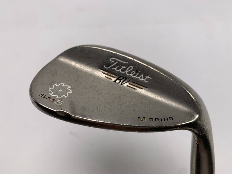 Titleist Vokey SM5 Gold Nickel Lob Wedge LW 58* 8 Bounce M-Grind Wedge Mens RH