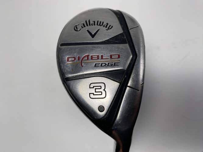 Callaway Diablo Edge Tour 3 Hybrid 21* 75g Stiff Graphite Mens RH
