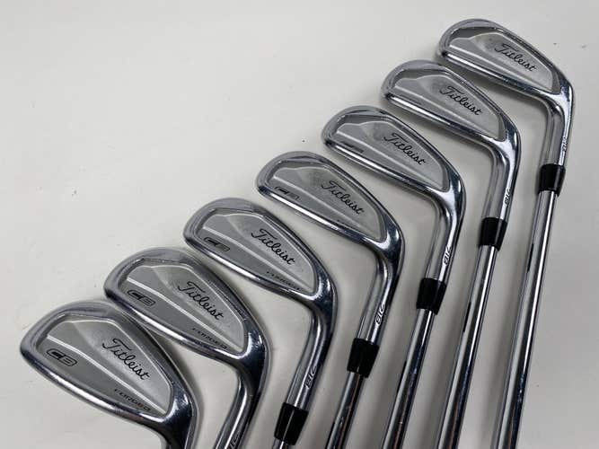 Titleist 718 CB Iron Set 4-PW NS Pro Modus 3 Tour 120 Extra Stiff Steel Mens RH