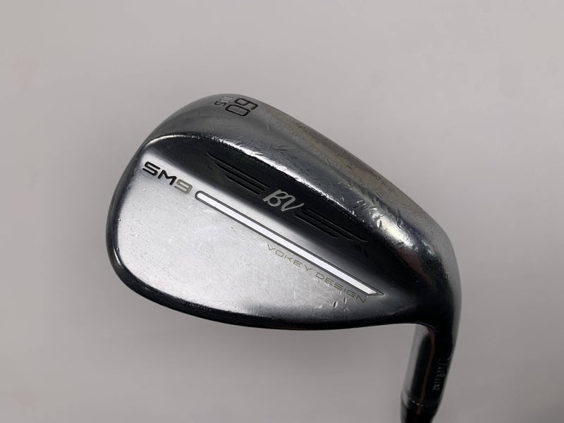 Titleist Vokey SM9 Tour Chrome Lob Wedge LW 60* 10 S-Grind Wedge Steel Mens RH
