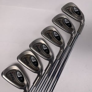 Ping i3 + Blade Iron Set 4-9 Brown Dot Regular Steel Mens RH Midsize Grips