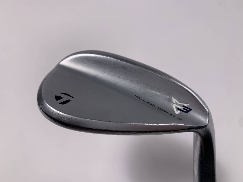 TaylorMade Milled Grind 3 Raw Chrome Sand Wedge SW 56* 12 True Temper DG Mens RH