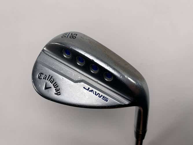 Callaway Jaws MD5 Raw Lob Wedge LW 58* 10 S-Grind Recoil ESX 460 F3 Mens RH