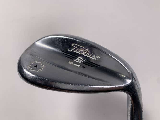 Titleist Vokey SM7 Tour Chrome Lob Wedge LW 58* 12 Bounce D-Grind Wedge Mens RH