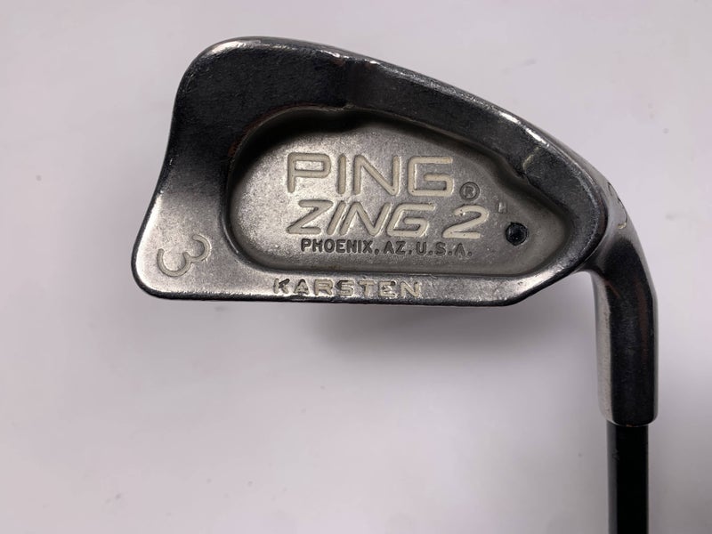Ping Zing 2 Single 3 Iron Black Dot Karsten 201 Regular Graphite Mens RH