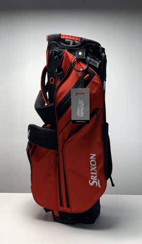 Srixon Premium Stand Bag Red Black 6-Way Divide Dual Strap Golf Bag NEW