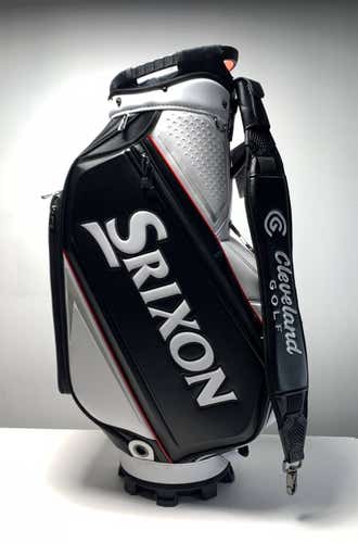 Srixon 2025 Tour Staff Bag Black 5-Way Divide Single Strap Golf Bag NEW