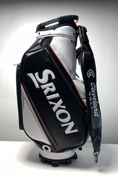 Srixon 2025 Tour Staff Bag Black 5-Way Divide Single Strap Golf Bag NEW