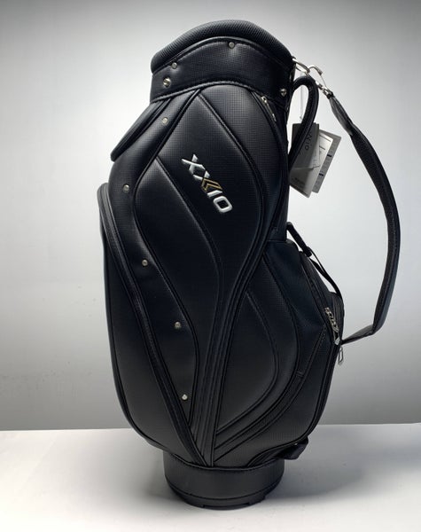 XXIO Lightweight Cart Bag Black 4-Way Divide Single Strap Golf Bag NEW