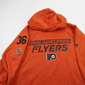 Tyson Foerster 71 Philadelphia Flyers Fanatics Authentic Pro Hoodie Player Issue L