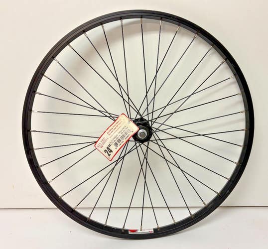 STW Stay True Wheels 36-Spoke Black Aluminum Bolt-On 24" Front Wheel NEW