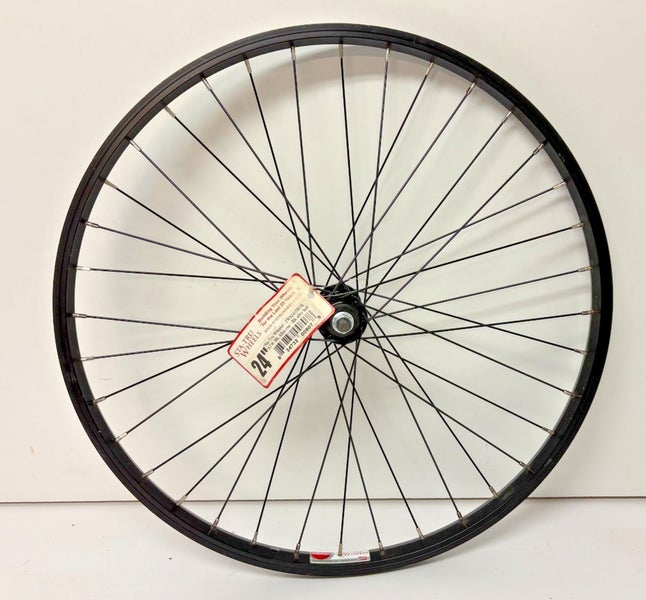 STW Stay True Wheels 36-Spoke Black Aluminum Bolt-On 24" Front Wheel NEW