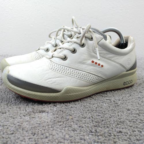Ecco Biom Yak Leather Natural Motion Womens Size 37 EU Spikeless Golf Shoes