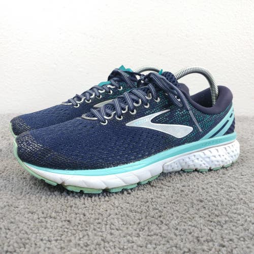 Brooks Ghost 11 Womens Size 9 Running Shoes Blue Sneakers Low Top Athletic