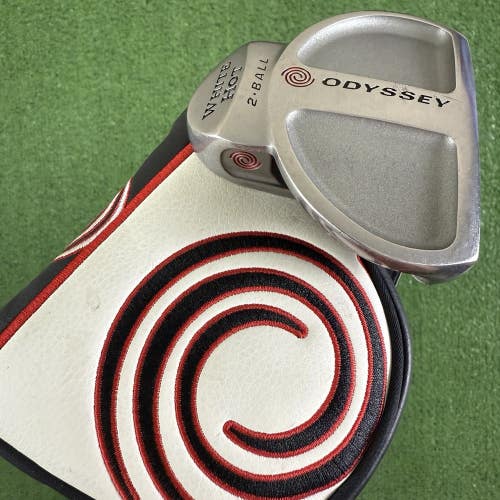 READ Odyssey 2 Ball White Hot Mallet Putter 35 Right Handed