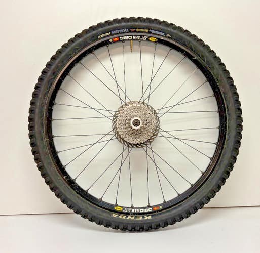 Mavic XM 819 Disc 9-Speed Black Aluminum 26" QR Rear Wheel Deore XT M756 Hub++