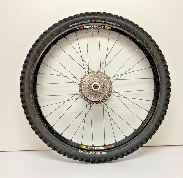 Mavic XM 819 Disc 9-Speed Black Aluminum 26" QR Rear Wheel Deore XT M756 Hub++