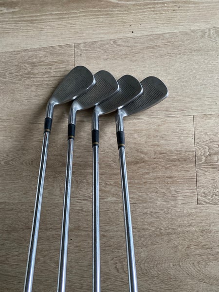 Men's Cobra King Cobra Oversize Right Handed Iron Set Stiff Flex (4 Clubs) #3 - #6 Steel Shaft (Used