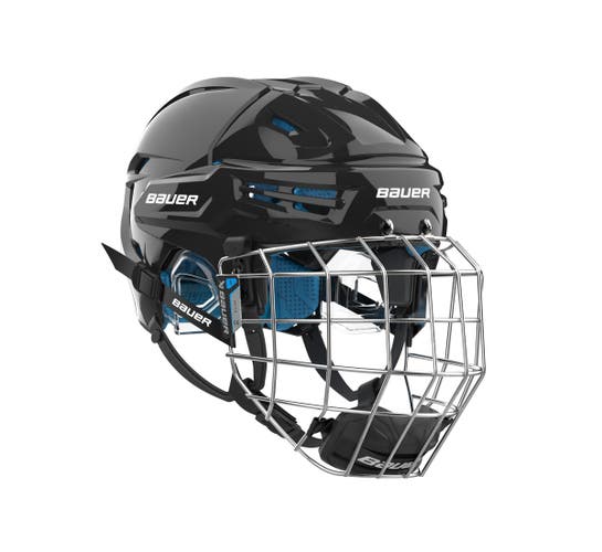NEW Bauer Reakt 65 Helmet Combo, Black, Small