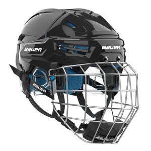 NEW Bauer Reakt 65 Helmet Combo, Black, Small