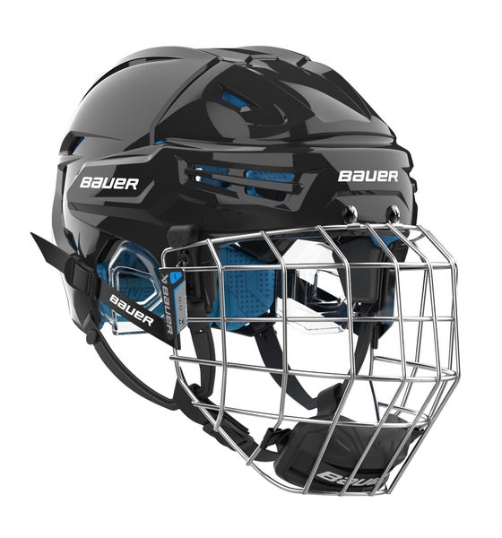 NEW Bauer Reakt 65 Helmet Combo, Black, Medium