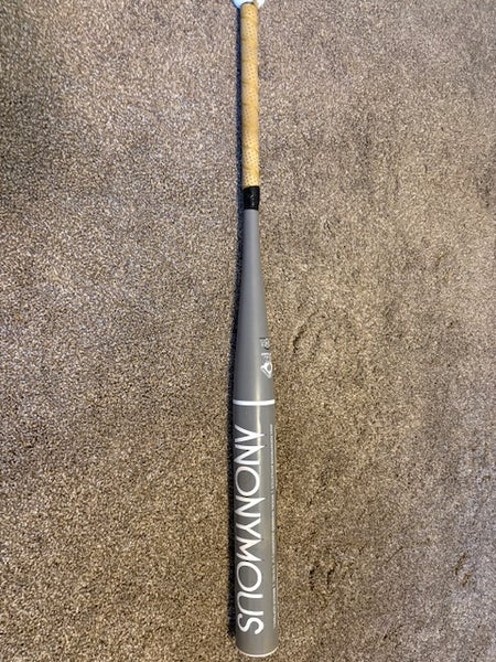 2024 Anonymous Inception Monochrome Senior Bat 25 oz 34" (Used)