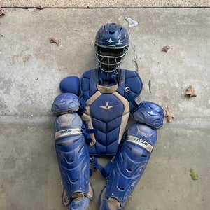All Star System 7 Axis Catcher's Set blue (Used)