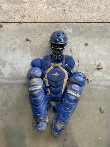 All Star System 7 Axis Catcher's Set blue (Used)