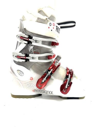Used Rossignol ZENA 60 Womens DH Ski Boot White 245 MP - M06.5 - W07.5 11860-S000300077