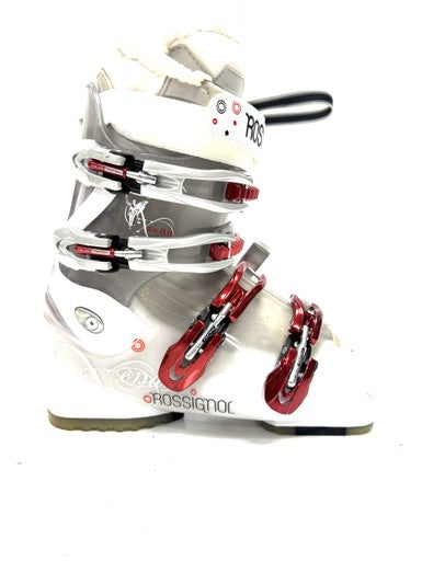 Used Rossignol ZENA 60 Womens DH Ski Boot White 245 MP - M06.5 - W07.5 11860-S000300077