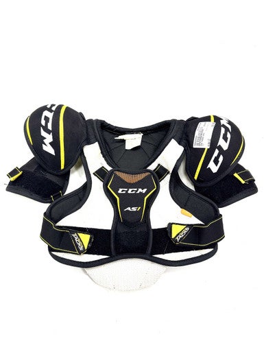 Used CCM TACKS AS1 Youth Shoulder Pads LG 11860-S000300082