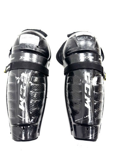 Used CCM 9550 Junior Shin Guards Black 11" 11860-S000300127